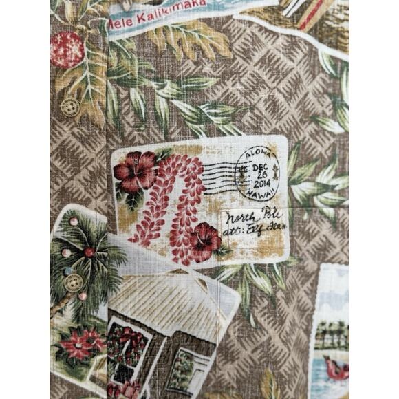 Reyn Spooner 2014 Mele Kalikimaka Limited Issue Shirt XXL Christmas Hawaii Aloha - Picture 11 of 14